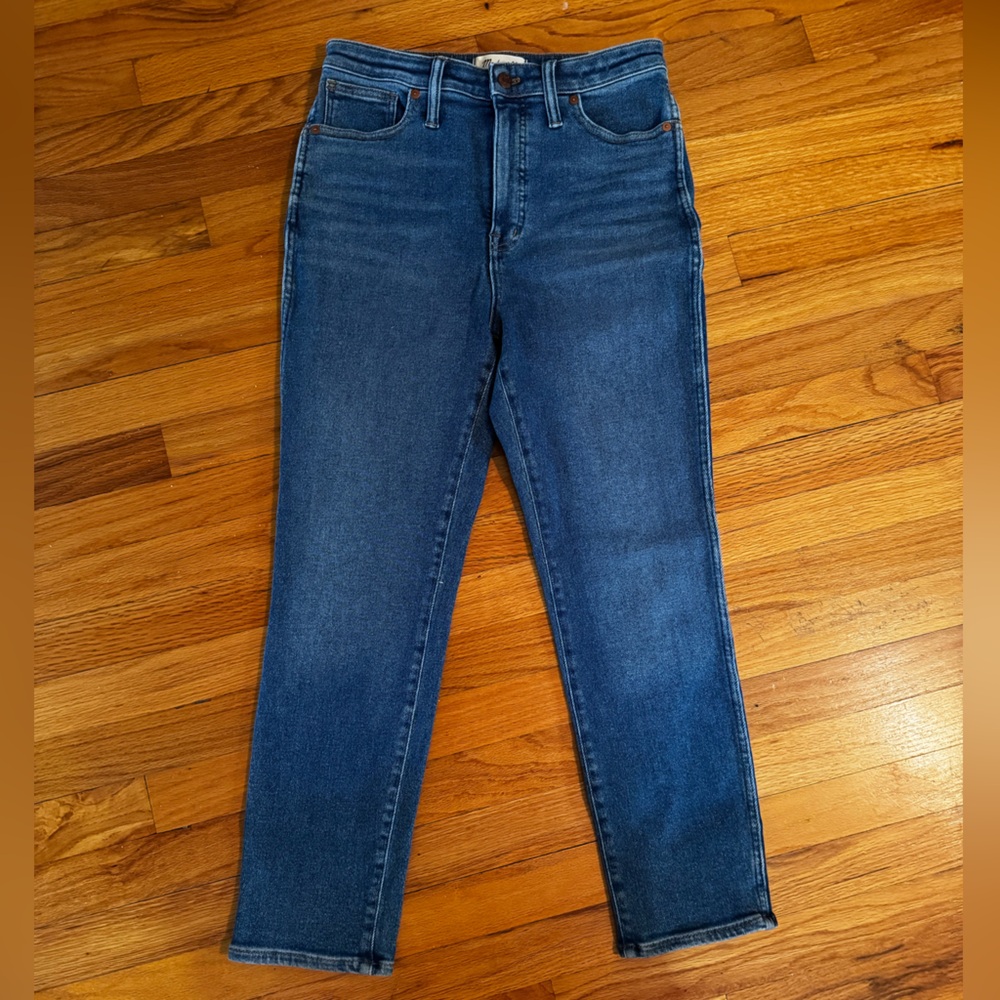 NWT Madewell Women's Curvy Stovepipe Straight Leg Jeans - 28